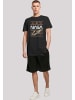 F4NT4STIC Long Cut T-Shirt Long Cut T-Shirt 'NASA Isle' in schwarz