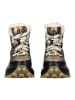 Buffalo Stiefelette in Schwarz/Gold