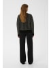 Kaffe Strickpullover KAbitzy Loose fit in Black/FeatherGrey Mel.zig zag