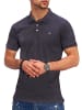 Jack & Jones Poloshirt - JJJAQPOLO in Kontrastfarben in Dunkelgrau