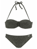 Buffalo Bügel-Bandeau-Bikini in oliv