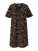 TRIANGLE Kleid lang in Braun-schwarz