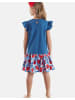 Denokids Kleid Cute Bunny in BLAU