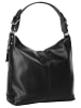 Samantha Look Handtasche echt Leder in schwarz