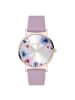s.Oliver Armbanduhr Modern Statement in lila