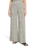 CARTOON Palazzo-Hose mit Bindegürtel in Cream/Khaki