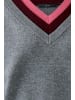 Oui Pullover in grey red