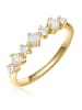 Glanzstücke München Ring Sterling Silber Zirkonia in gelbgold