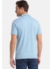 Redmond Poloshirt Basic in Weiß / hellblau