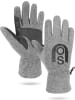 Normani Outdoor Sports Fleece Handschuhe Nuuk in Grau