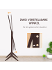 HOMCOM Standspiegel in Kaffee 47L x 46B x 148H cm