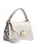 COCCINELLE C-Me Calf - Henkeltasche 23.5 cm (pearl) in weiß