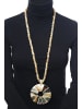 collezione alessandro Lange Kette " Maximina " in hellbraun