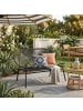 SONGMICS Gartenbank Feliks in Schwarz - (B)138.5 x (H)79 x (T)70 cm