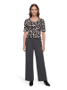 Betty Barclay Printshirt mit Rundhalsausschnitt in Beige/Schwarz