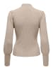 ONLY Basic Strickpullover mit langen Puffärmeln ONLKATIA in Beige