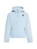 Schmuddelwedda Jungs Strickfleeceblouson in Eisblau Melange