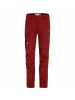 FJÄLLRÄVEN Outdoorhose Karla Pro Zip-off Trousers in Bordeaux