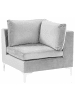 Beliani Sofaelement EVJA in Grau - (W) 85 x (H) 84 x (L) 85 cm