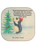 Mr. & Mrs. Panda Untersetzer Tasse Pinguin Weihnachtsbaum Design... in Weiß