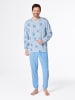 WITT WEIDEN Schlafanzug in hellblau-bedruckt