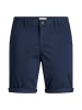 Jack & Jones Herren Shorts Mid Waist Chino Midi Bermuda Pants in Blau-2