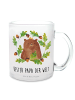 Mr. & Mrs. Panda Teetasse Bär König mit Spruch in Transparent