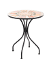 Beliani 3-tlg Bistro Set SETTALA in Bunt/Schwarz/Beige