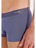 HOM Retro Short / Pant Modal clean cut in Dunkelblau / grau