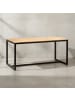 KADIMA DESIGN Esszimmertisch 140x80x76 cm Massivholz Metall Esstisch