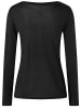 super.natural Merino Longsleeve in schwarz