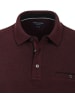 CASAMODA Polo-Shirt Langarm gestreift in Rot