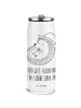 Mr. & Mrs. Panda Sport Trinkflasche Igel Beten mit Spruch in Weiß