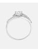 Diamant L'éternel Verlobungsring aus 375 Weißgold mit Zirkonia