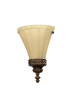 Licht-Erlebnisse Wandlampe in Walnuss Creme