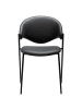 ebuy24 Esszimmerstuhl Zone Schwarz 2er Set