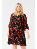 KAFFE curve Kleid KCami A-shape in Red Flower