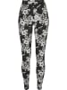 Urban Classics Urban Classics Damen Ladies Soft AOP Leggings in blackflower