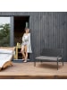 relaxdays Gartenbank in Grau - (B)118 x (H)78 x (T)66 cm