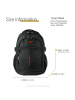 Travel n meet Polyester Freizeitrucksack Travel N Meet Rucksack schwarz ca. 31cm