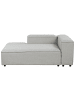 Beliani Chaiselongue ARDAL in Grau/Schwarz - (W) 119 x (H) 68 x (L) 180 cm rechtsseitig