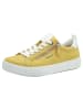 Tamaris WIDE FIT Sneaker in YELLOW NUBUC