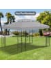 Outsunny Pavillon Ersatzdach 3 x 4 m Hellgrau