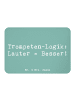 Mr. & Mrs. Panda Magnet Spruch Trompeten Weisheit mit Spruch in Meeresbrise