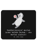 Mr. & Mrs. Panda Mouse Pad Handball Wurf mit Spruch in Schwarz