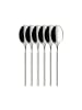 Villeroy & Boch 6er Set Espressolöffel-Set 6tlg. NewWave in silber