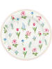 Greengate Teller KLEIN AGNES Weiß mit Blumen 15 cm