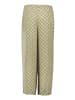 CARTOON Palazzo-Hose mit Gummizug in Grün/Violett