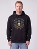wat? Apparel Sweatshirt Moonphases & Flowers in Schwarz