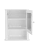 relaxdays Badschrank in Weiß - (B)42 x (H)52 x (T)18 cm